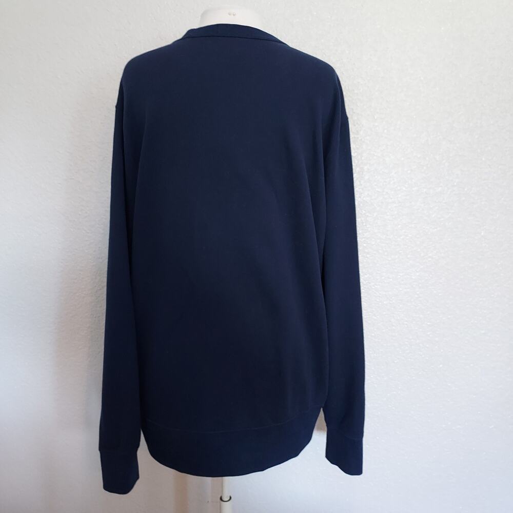 Polo Navy Blue American Flag Crewneck Sweater Size XL - Picture 7 of 11